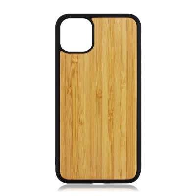 New Arrival 2D TPU Sublimation Blank Bamboo Wood Phone Case For iPhone 11